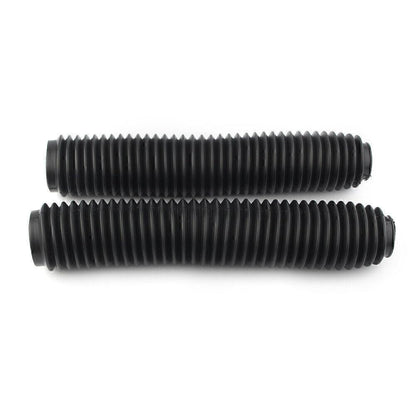ya 6 8.14 for Motor Dirt Bike Black 360MM Fork Dust Covers Gaiters Boots Shock Rubber