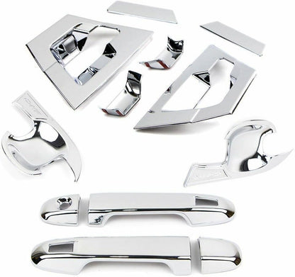 ya 5 8.10 for Toyota CHR C-HR 2018-22 ABS Chrome Out Side Door Handle Bowl Cover Trim 12X