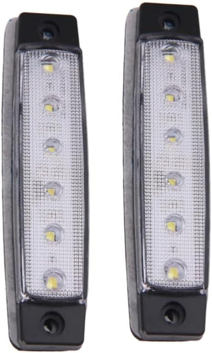 ya 13 9.15 baidi 2 Pcs Trailer Marker Light Tail Turn Signal Lights Side Rear for Trucks