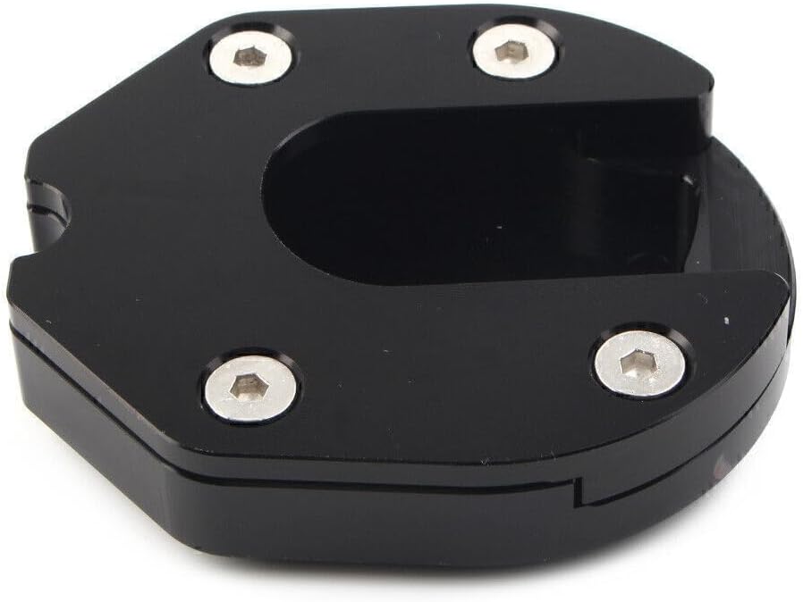 ya 4 8.8.2 Black Kickstand Extension Enlarger Plate Pad for Honda Forza 350/300/250/125