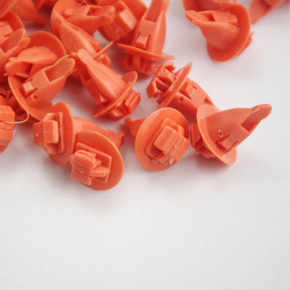 ya 2 8.15 Fender Wheel Flare Moulding Clip Retainer Fasteners Qty50 for Toyota Orange