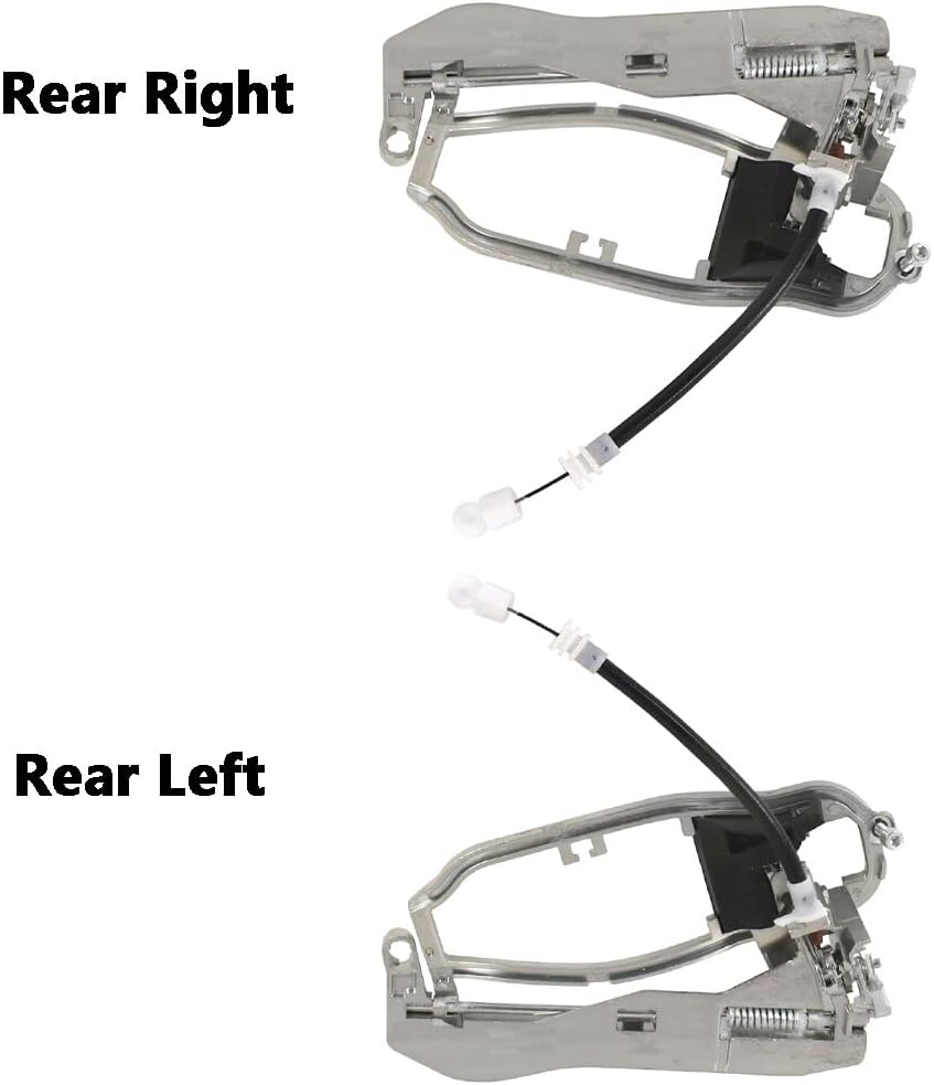 ya 5 8.10 Rear Left/Right Side Outside Door Handle Carrier for 2000-2006 for BMW E53 X5