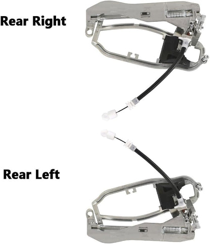 ya 5 8.10 Rear Left/Right Side Outside Door Handle Carrier for 2000-2006 for BMW E53 X5