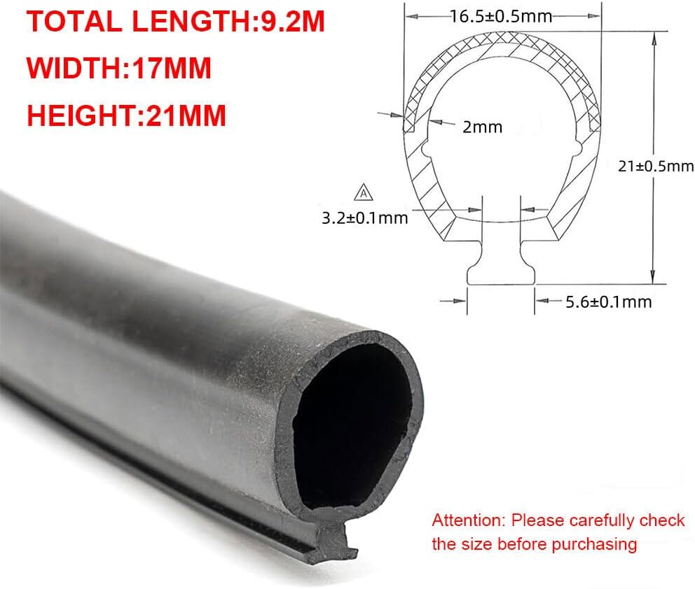 ya 5 8.24 baidi 018-338-BLK 30 Ft RV Slide Out Seal Secondary Seal Gasket Camper Travel Trailer