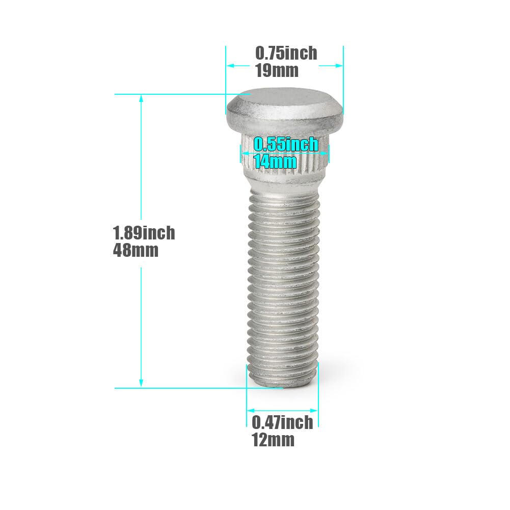 ya 5 8.10 90942-02049 for Toyota for Corolla Camry Tacoma for Lexus GX460 Wheel Lug Stud+Lug Nut