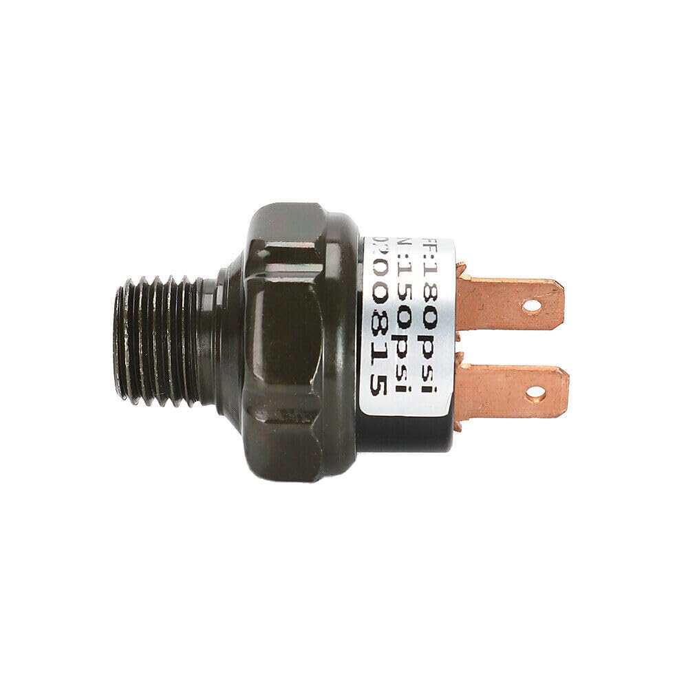 ya 5 8.24 baidi Air Pressure Switch Tank Mount Thread 150-180PSI 1/4 NPT 12V for Train Horn New