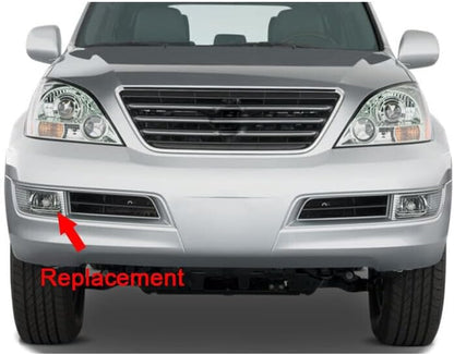 ya 4 8.24 baidi Right front bumper fog lamp right hand fog lamp assembly suitable for Lexus GX470 2003-2009