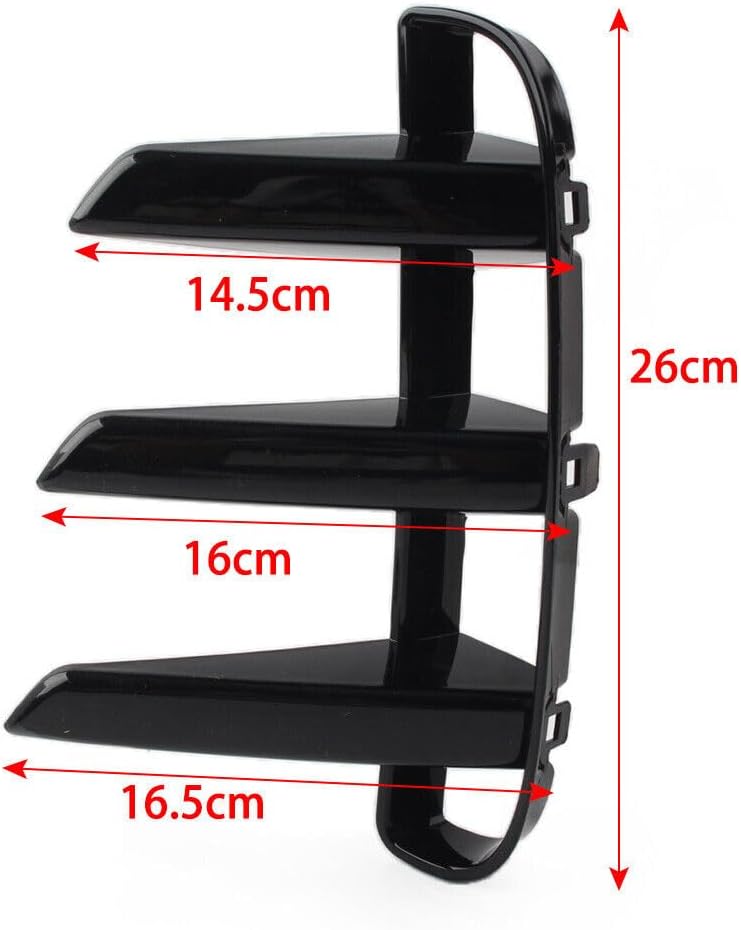 ya 4 8.10 Front Left Bumper Grille Air Vent Cover for Land Rover Discovery 5 2021-2022