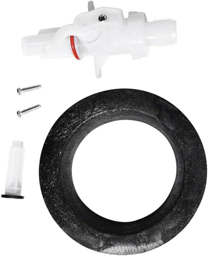 ya 10 9.16 baidi Upgraded Toilet Water Valve Kit for IV Toilets Replace 13168 Easy Installation