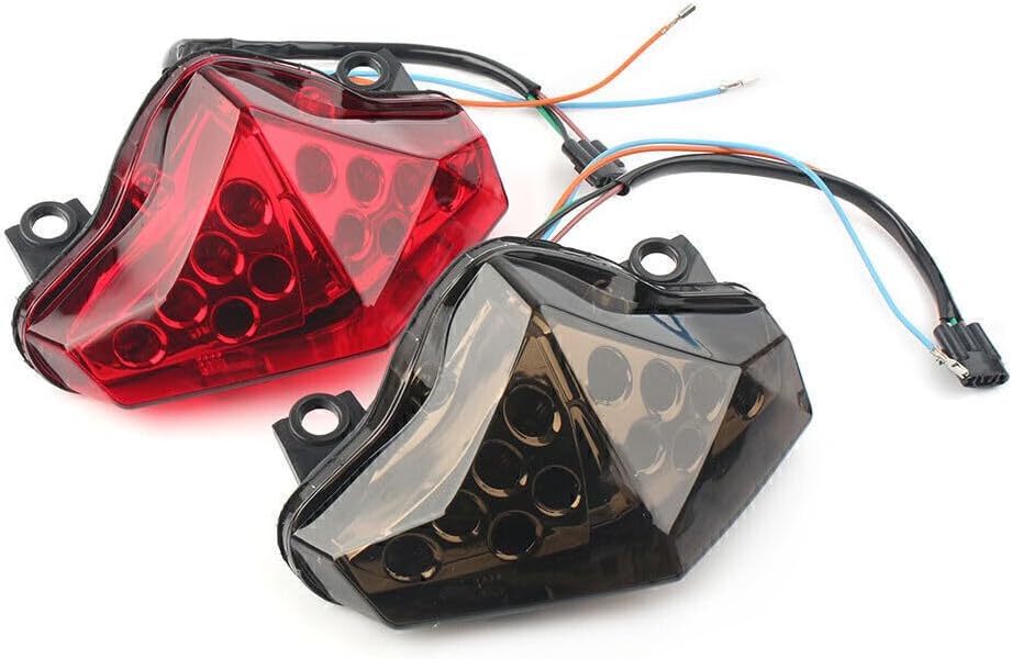 ya 4 8.8.2 for Kawasaki ER-6N / ER-6F 2012-2016 Motorcycle Rear LED Brake Taillingt