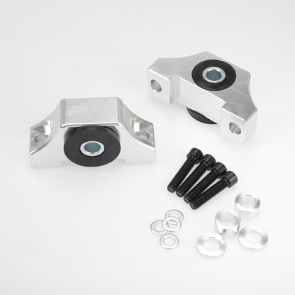 ya 4 8.8.2 Engine Billet Motor Torque Mounting Bracket Kit for Honda for Civic EK EG 88-00 Silver