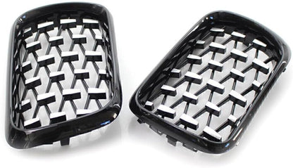 ya 9 10.24 for BMW E36 3 Series 97-99 Front Grill Latest Style Shiny Black F for Ram e