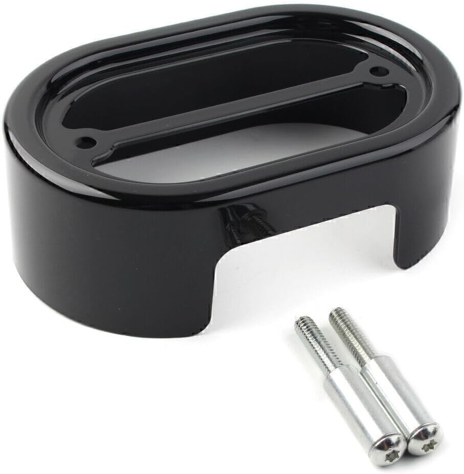ya 6 8.14 Drag Black Regulator Cover for Harley-Davidson 01-2006 Softail FXST FLST FXSTD