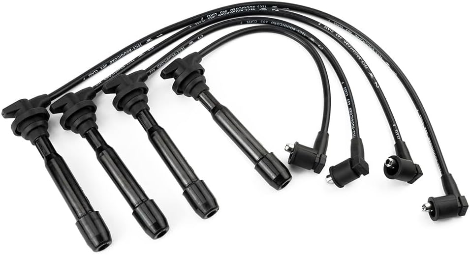 ya 7 8.24 baidi Spark Plug Ignition Wires Set 671-4239 for Hyundai for Kia for Elantra Tiburon Spectra