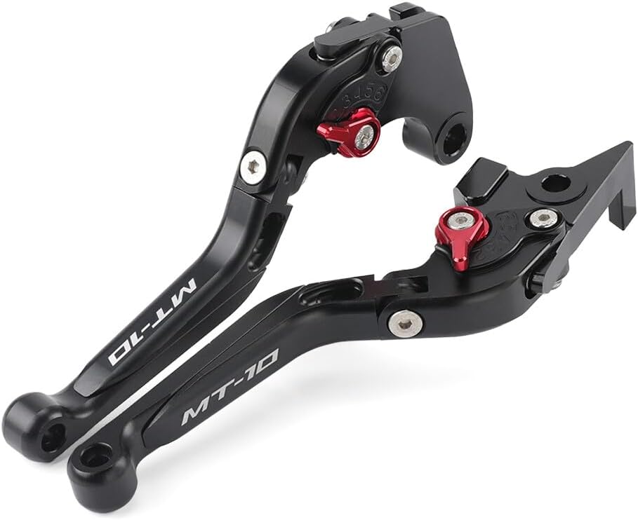 ya 4 8.14 Adjustable Foldable Extendable Clutch Brake Levers for Yamaha MT-10/SP 2022-2024