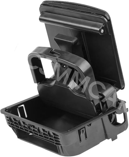 ya 9 10.24 Arm Rest Drink Dual Cup Holder for Rear for SEAT Fit for VW for Golf MK5 MK6 2005-2011