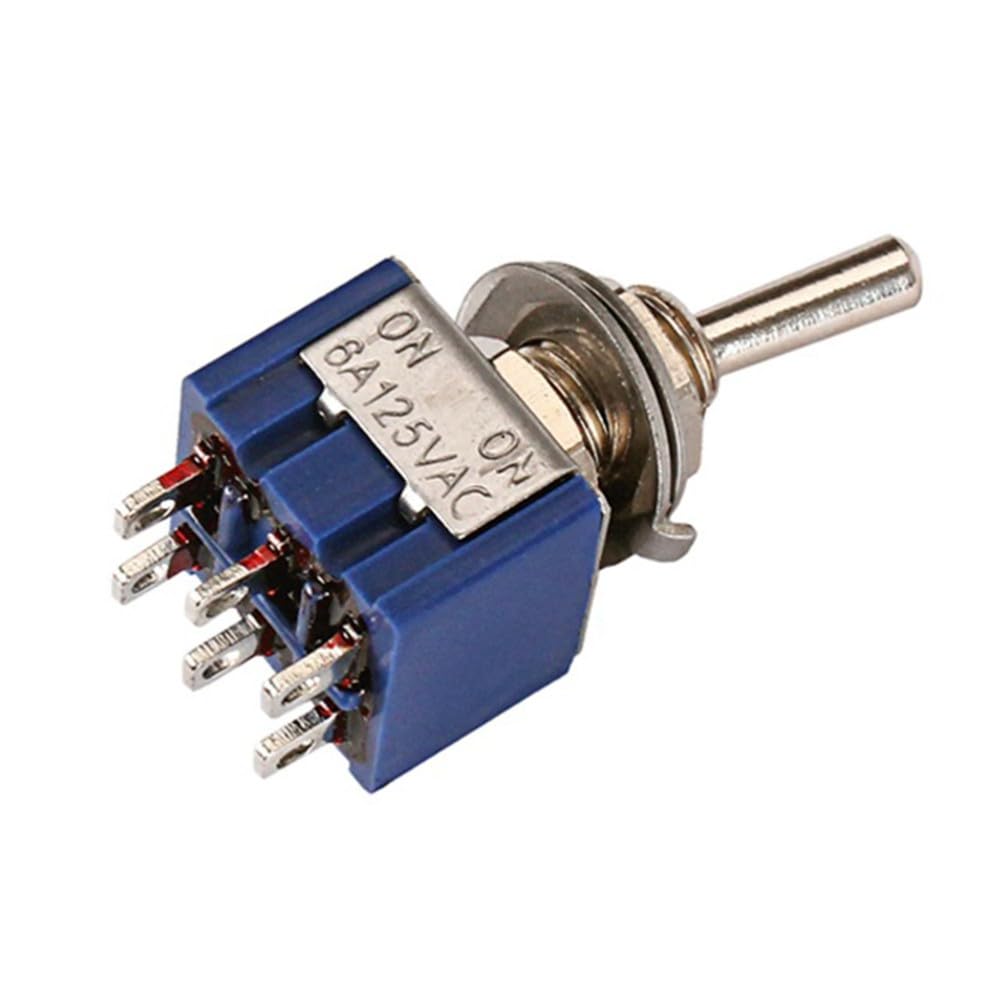 ya 23 10.7 baidi GN109A 6 Feet ON-ON SPDT 2 Position Latching Toggle 6A 125V (Blue)