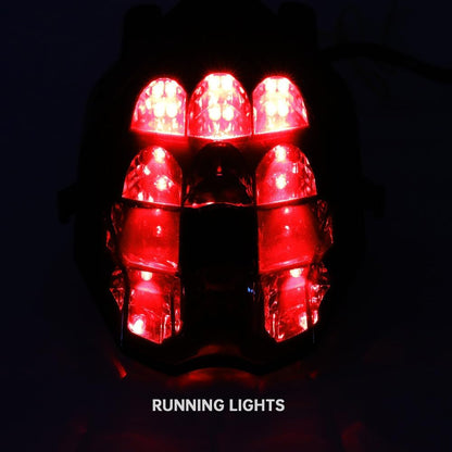 ya 13 9.15 baidi Integrated LED Tail Light Turn Signals Blinker For Daytona 675 675R 2013-2020