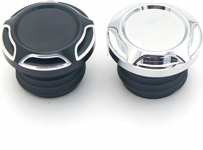 ya 9 10.24 New CNC Edge Cut Vented Gas Tank Cap Fuel Cap for Harley Sportster Dyna Softail