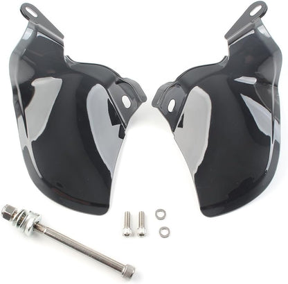 ya 4 8.10 Reflective Smoke Saddle Shield Air Heat Deflector for Harley Softail 2018-23
