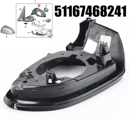 ya 23 10.7 baidi Quality Replacement Front Left Mirror Cover For for BMW Vehicles 51167468241a