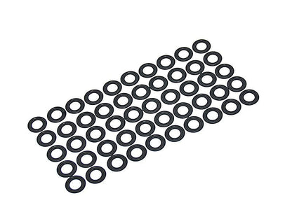 ya 5 8.10 50Pcs Oil Drain Plug Gasket Seal Rubber Black 3536966 for Saturn Chevy GM