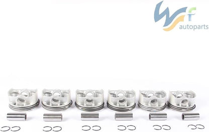 ya 4 8.24 baidi 2.5L Piston & Ring Assembly Kit Fit for BMW 325i 525i X3 Z4 N52 523i 325Xi