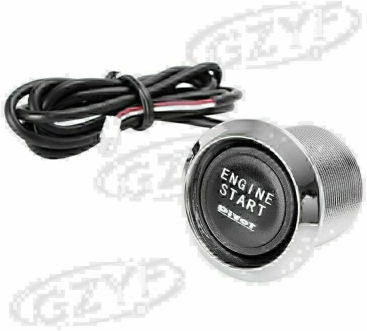 ya 4 8.24 baidi Car Engine Start Push Button Standard Ignition Starter Switch Blue LED Light