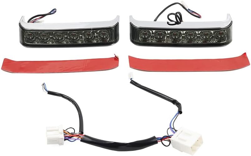ya 10 9.16 zhengce Chrome Saddlebag Run Brake Tail Light For Harley Touring Street Glide FLHX
