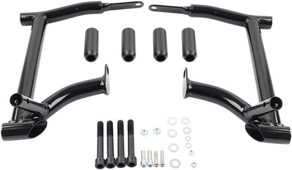 ya 4 8.8.2 Saddlebag Guard Rails Crash Bars Rear for Harley Road Street Glide FLHX 2014-24