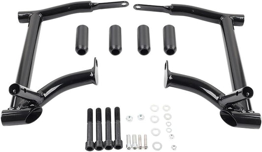 ya 4 8.8.2 Saddlebag Guard Rails Crash Bars Rear for Harley Road Street Glide FLHX 2014-24