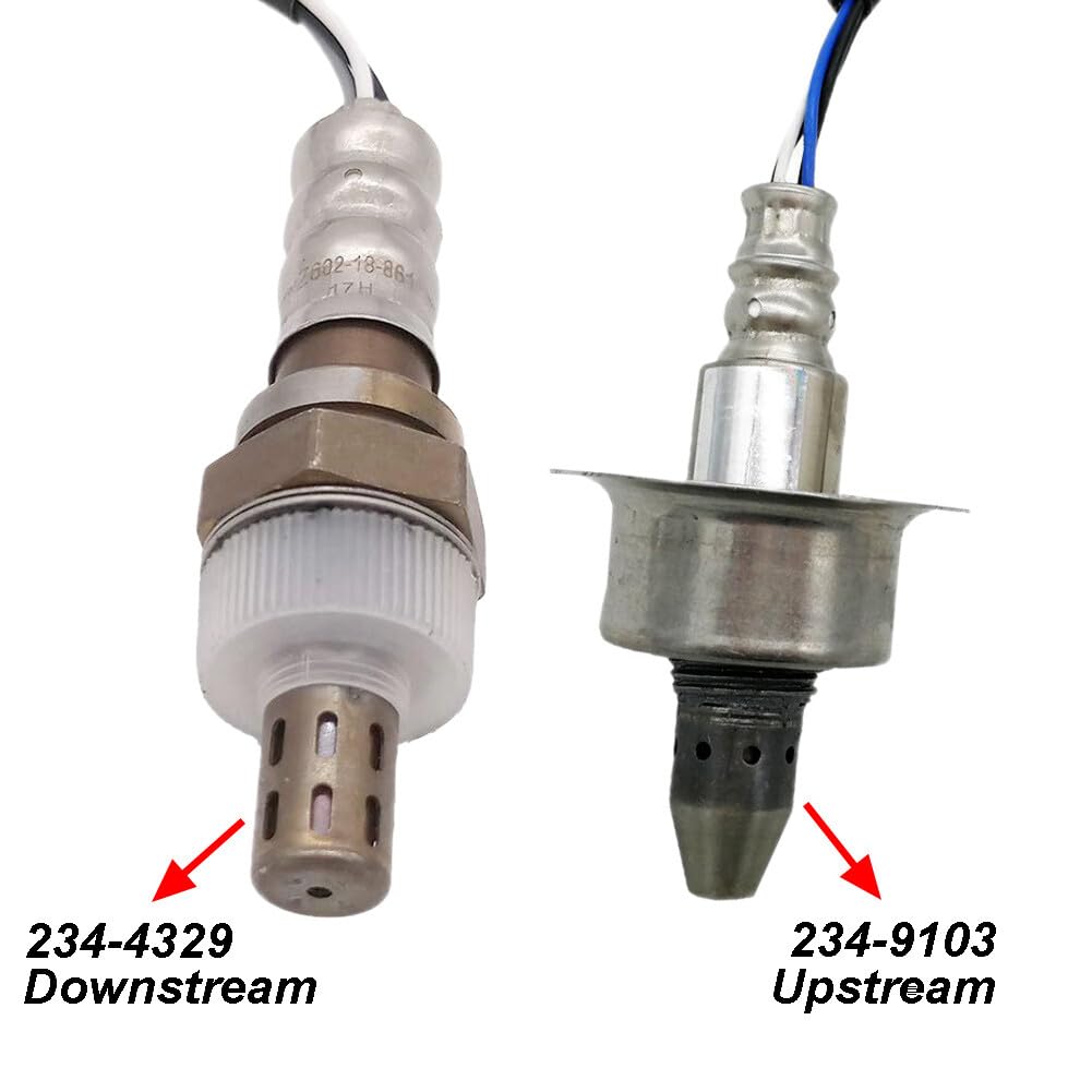 ya 4 8.8 Set of 2 Upstream & Downstream Oxygen Sensor Fits for Mazda 2 2011-2013 1.5L L4