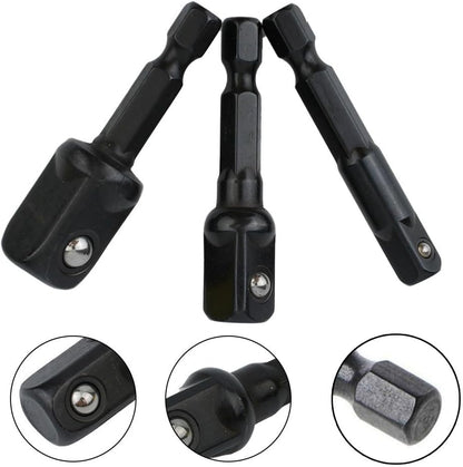 ya 14 9.20 baidi Tool Nut Driver Sockets 3pcs/kit Accessories For Electric Screwdriver Tool-1
