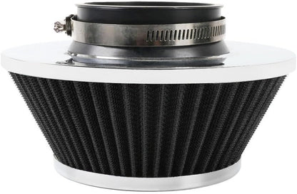 ya 13 9.15 baidi 3 inch 76mm Black Inlet Cold Air Intake Air Filter Mushroom Head