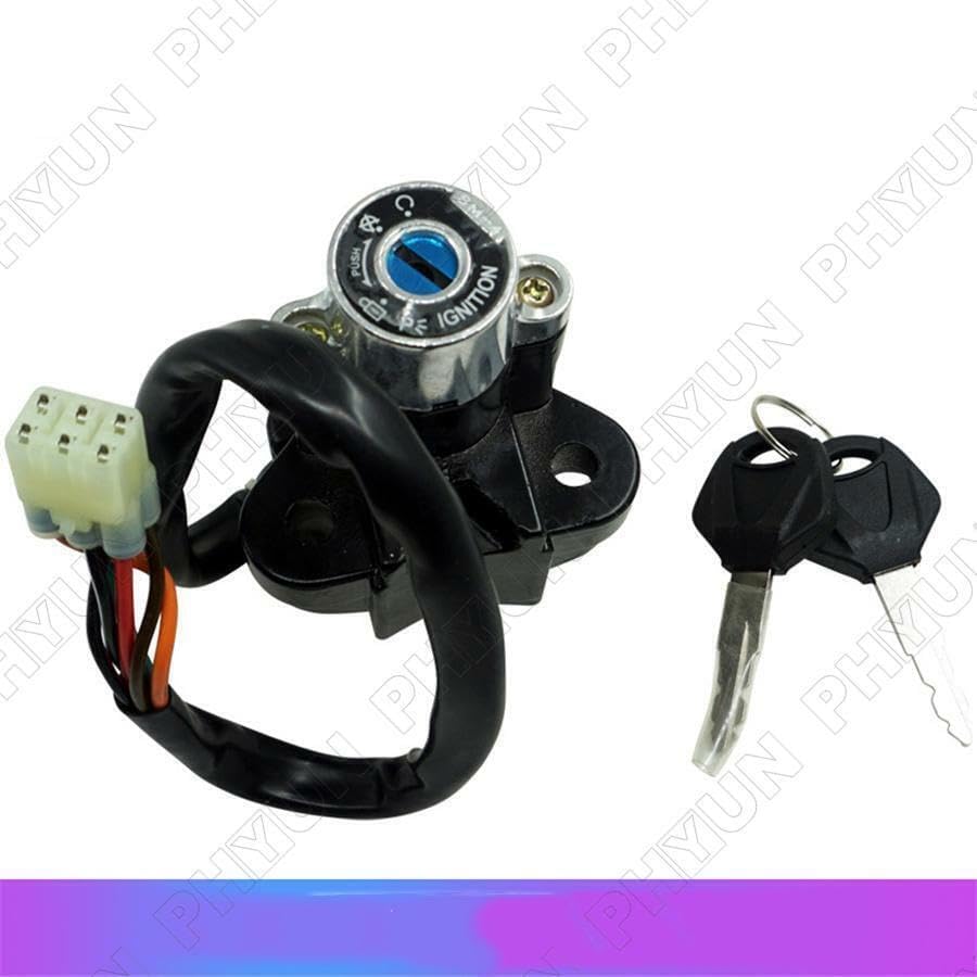 ya 4 8.24 baidi Motorcycle Modified Ignition Key Lock Switch Kit for Kawasaki for Yamaha Universal