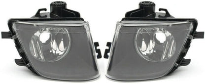 ya 7 8.24 baidi Left+Right Front Fog Light Lamp Shell Cover Set Fit for BMW F01 F02 F04 740i 750
