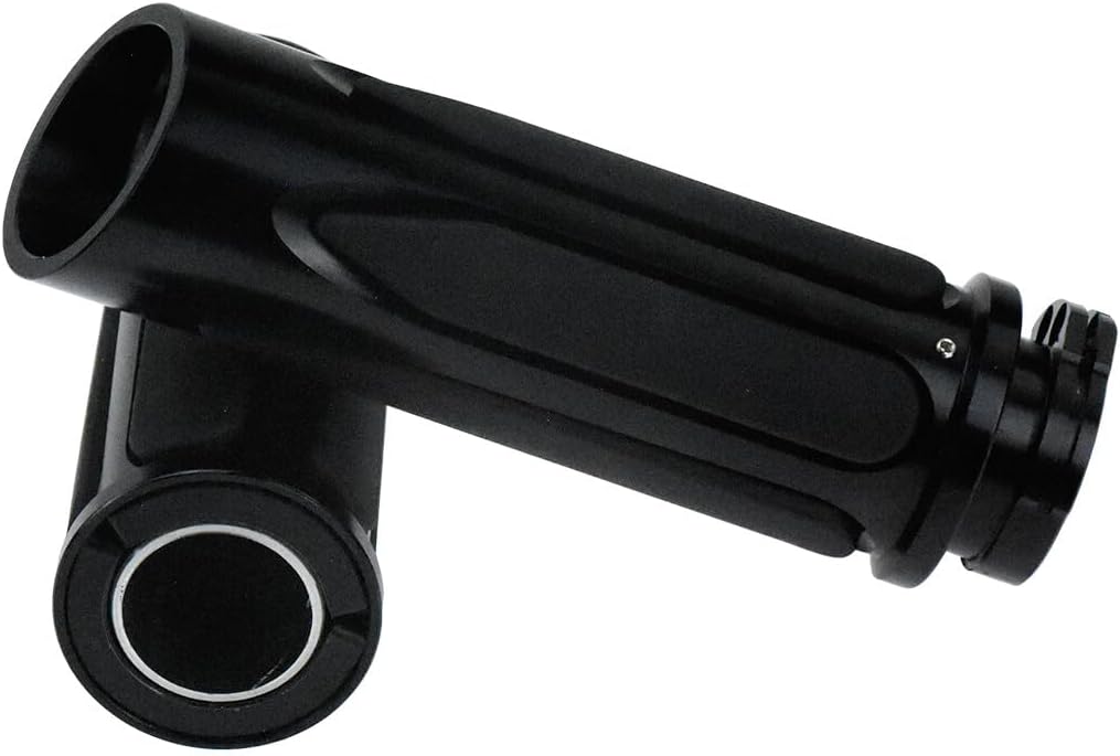 ya 11 9.14 baidiBlack 1 Handlebar Hand Grips for Harley Touring Road King Electra Glide 96-2007