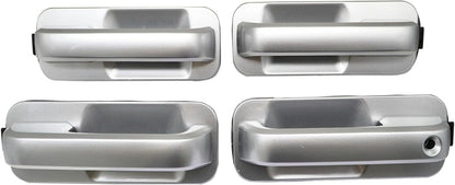 ya 10 9.16 baidi for Ford F150 2015-2020 Ingot Silver Door Handles Front & Rear 4 Pcs