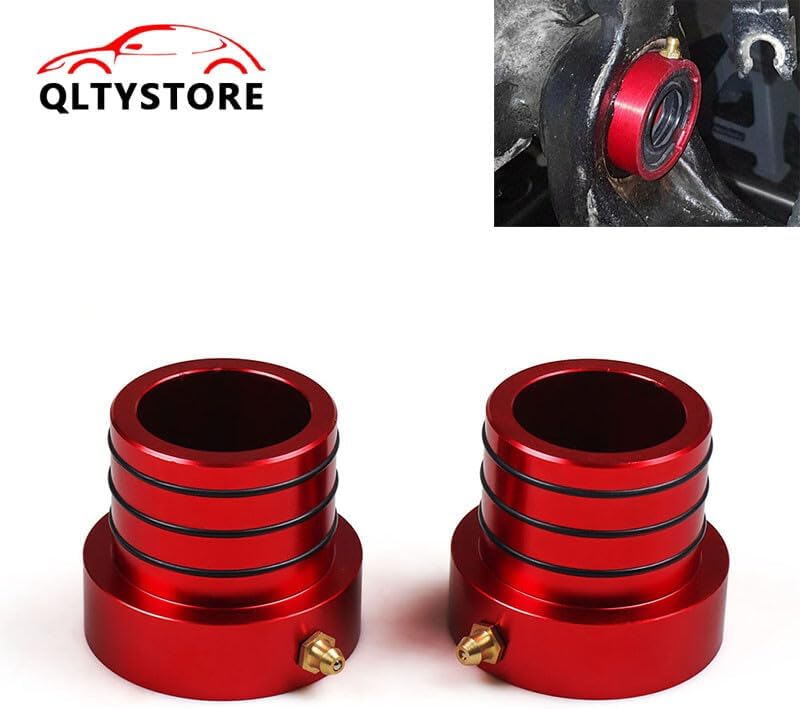 ya 7 8.24 baidi MG21103 Front Inner and Outer Shaft Seal Kit for Jeep for Wrangler JK TJ XY YJ Red