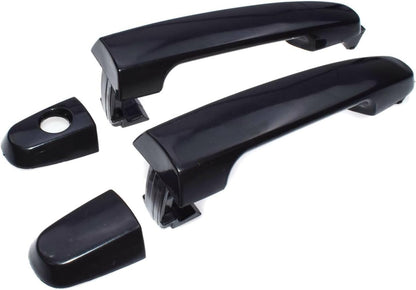 ya 2 8.15 2-Pack Black Exterior Door Handle Smooth Suitable for Toyota Yaris for Camry RAV4 for Corolla 