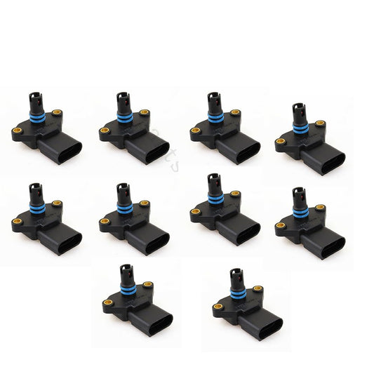 ya 5 8.10 10 * Car map Intake Manifold Pressure Sensor Suitable for VW Caddy Golf 4 Jetta Polo Bora