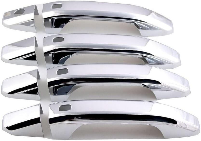 ya 5 8.10 Door Handle Covers for GMC for Sierra for Yukon for Chevy for Silverado Tahoe Suburban Chrome
