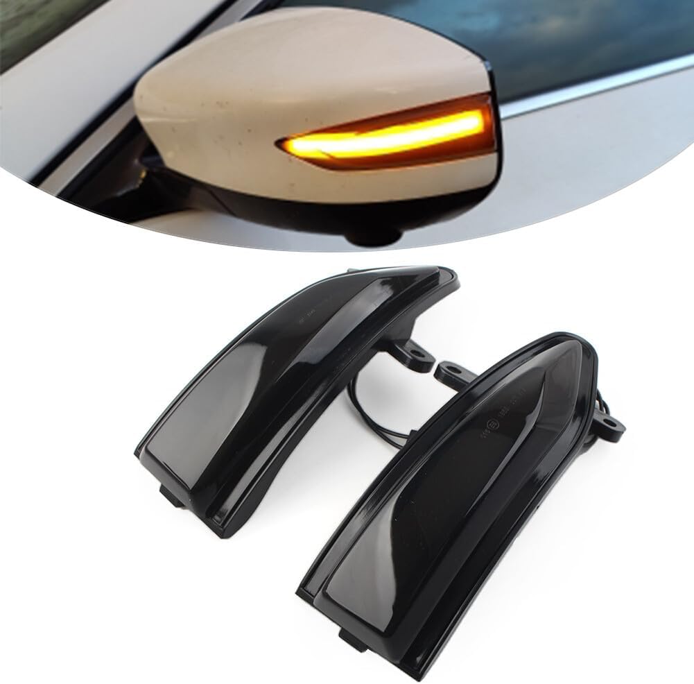 ya 11 9.14 baidiLED Mirror Dynamic Turn Signal Light Indicators for Altima Teana 2013-2018 Tiida
