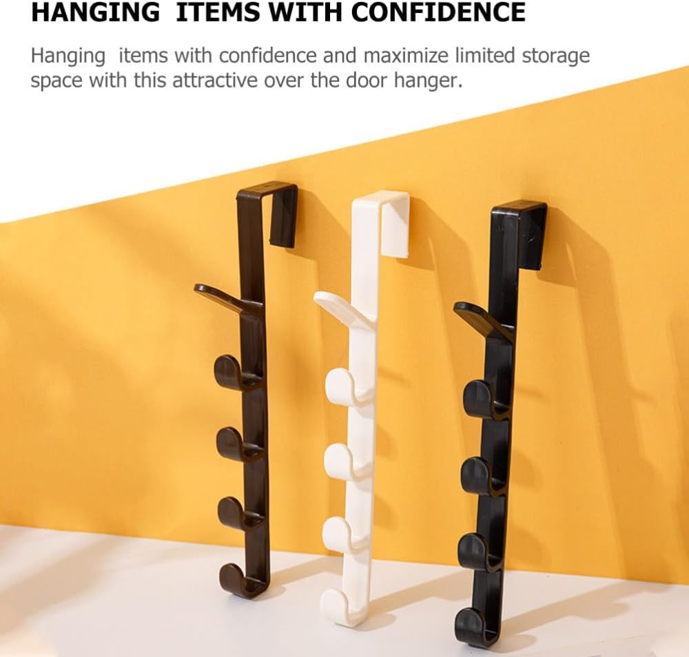 ya 26 10.21 baidi 2 Pcs No Trace Hook Plastic Hooks for Hanging Over The Door Hanger