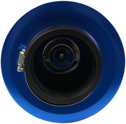 ya 13 9.15 baidi 3 76mm High Flow Inlet Cold Air Intake Cone Replacement Dry Air Filter Blue