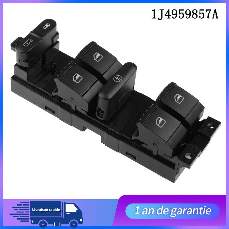ya 3 8.24 baidi COM for Man DE Bouton Leve VITRE 9 Broche Pour for Skoda Fabia Octavia for SEAT for VW 1J4959857A
