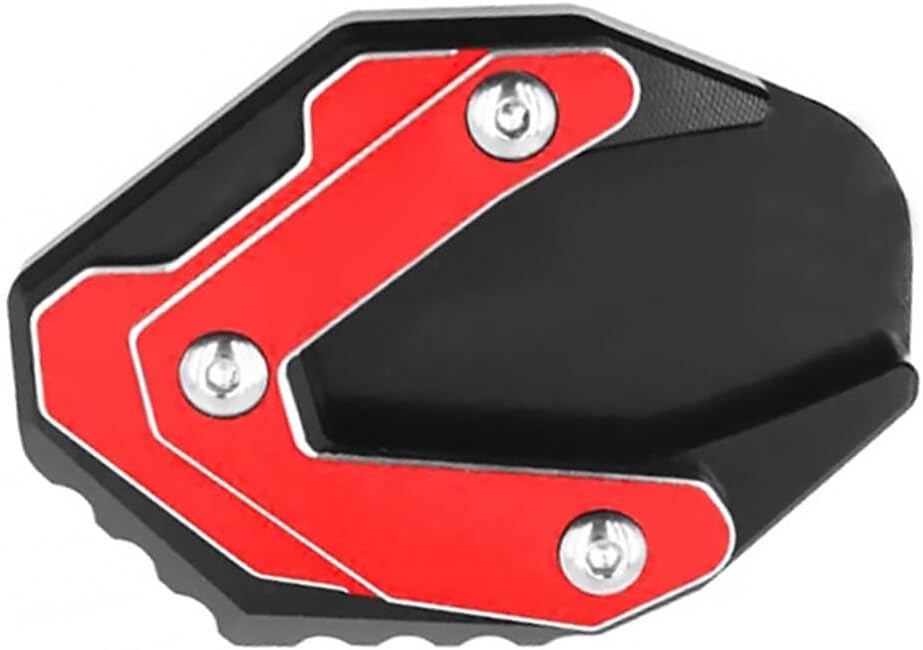 ya 2 8.15 Side Stand Enlarge Kickstand Pad Red for Suzuki GIXXER 250 SF GIXXER 150 125