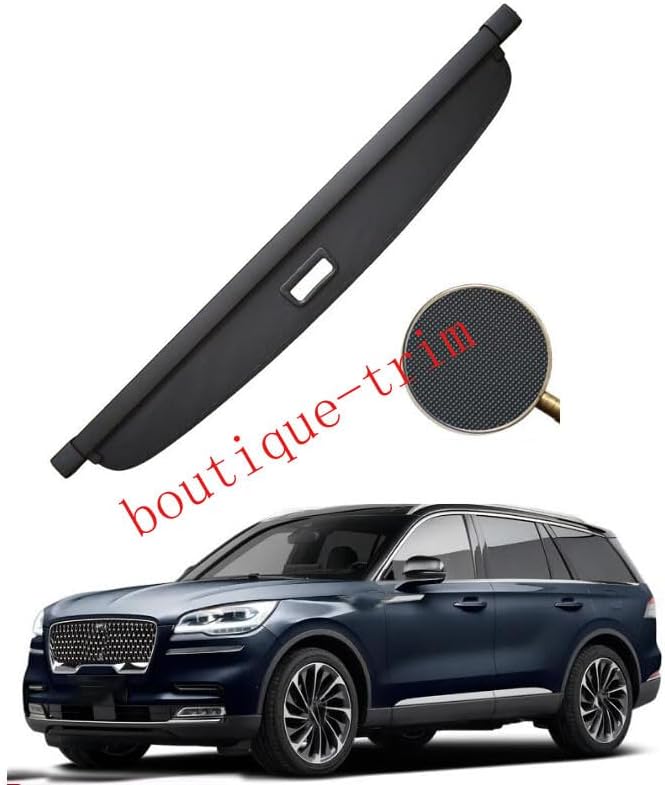 ya 2 8.15 Retractable Trunk Cargo Cover Luggage Shade Shield for 20-2024 for Lincoln Aviator B