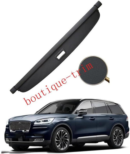 ya 2 8.15 Retractable Trunk Cargo Cover Luggage Shade Shield for 20-2024 for Lincoln Aviator B