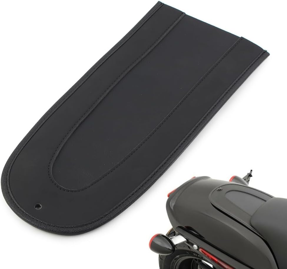 ya 4 8.10 Leather Rear Fender Bib Pad for Harley-Davidson Softail Breakout Fat Bob 2018-20